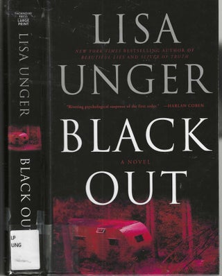 Item #10284 Black Out. Lisa Unger