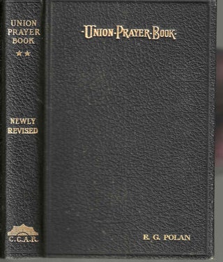 Item #10315 Union Prayer Book for Jewish Worship (Part II). The Central Conference of American...