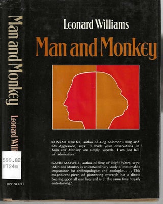 Item #10454 Man and Monkey. Leonard Williams