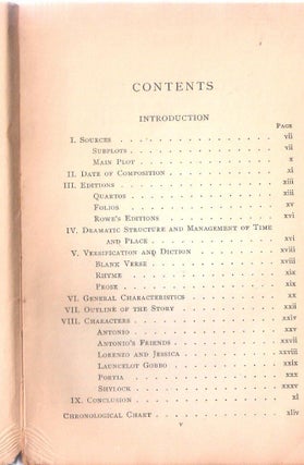 The Merchant of Venice by William Shakespeare; The New Hudson Shakespeare