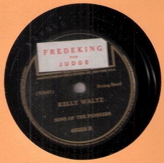 Item #12369 A - There's a New Moon Over My Shoulder B - Kelly Waltz. Sons of the Pioneers