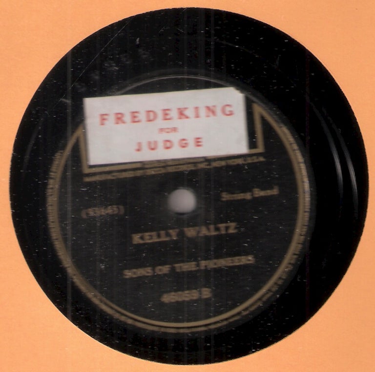 Item #12369 A - There's a New Moon Over My Shoulder B - Kelly Waltz. Sons of the Pioneers.
