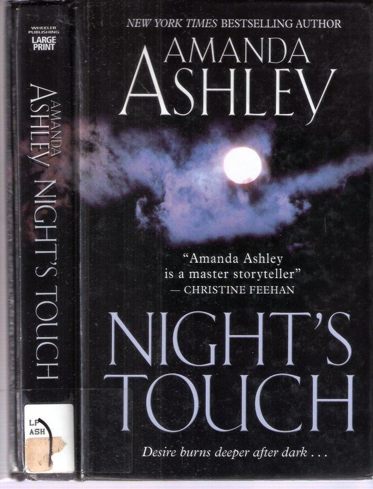 Item #12443 Night's Touch Children of the Night #2; Desire burns deeper after dark. Amanda Ashley.