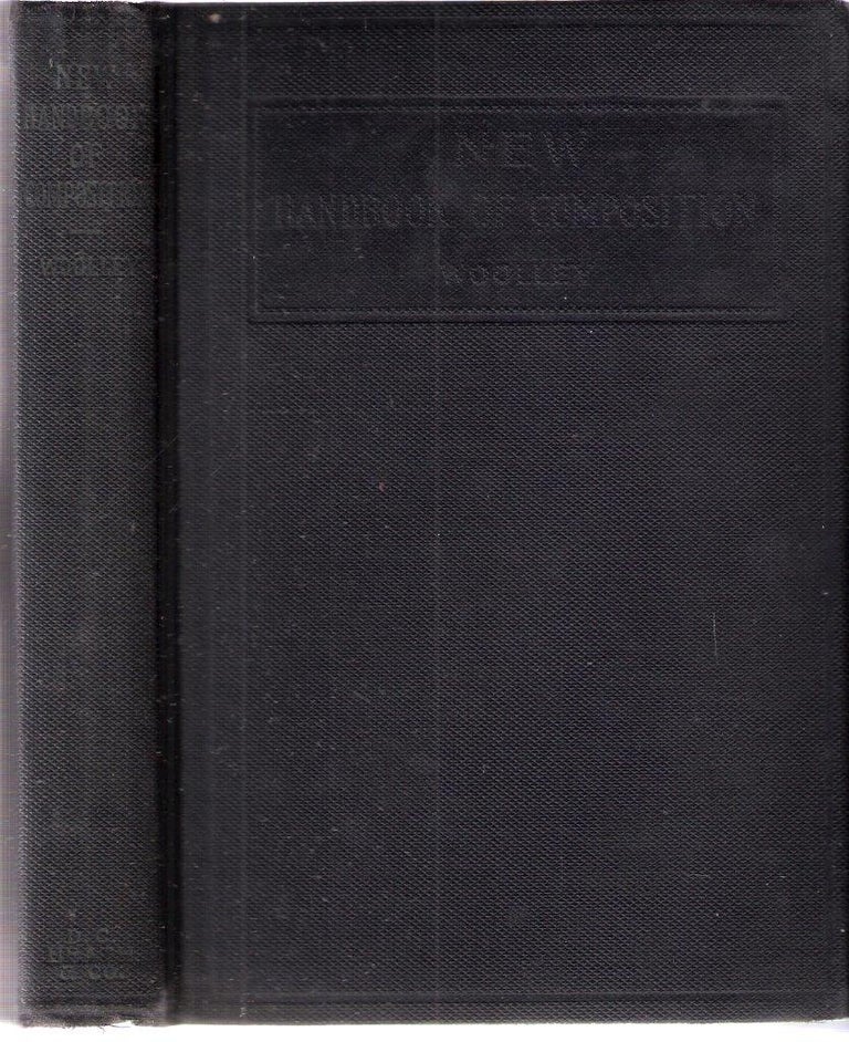 Item #12458 New Handbook of Composition Rules and Exercises. Edwin C. PhD Woolley.