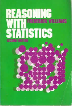Item #13101 Reasoning With Statistics. Frederick Williams