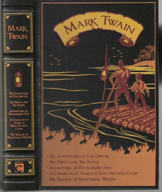 Item #13184 Mark Twain: Five Novels ( Leather-Bound Classics ). Mark Twain, Samuel Langhorne Clemens