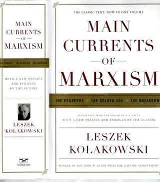 Item #13326 Main Currents of Marxism: The Founders, The Golden Age, The Breakdown. Leszek Kolakowski