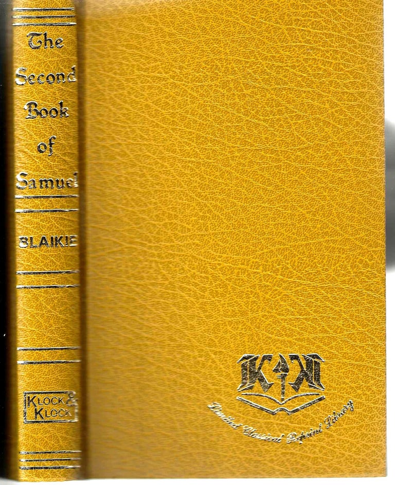 Item #13330 The Second Book of Samuel (Limited Classical Reprint Library). William G. Rev Blaikie.