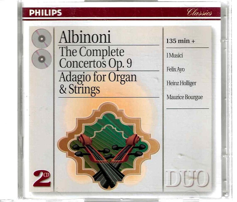 Item #13379 Albinoni* - I Musici, Félix Ayo, Heinz Holliger, Maurice Bourgue – Concerti Op. 9 / Adagio