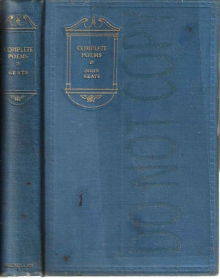 Item #13494 The Complete Poetry of John Keats (The Modern Readers' Series). John Keats,...
