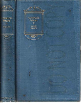 Item #13494 The Complete Poetry of John Keats (The Modern Readers' Series). John Keats, George R....