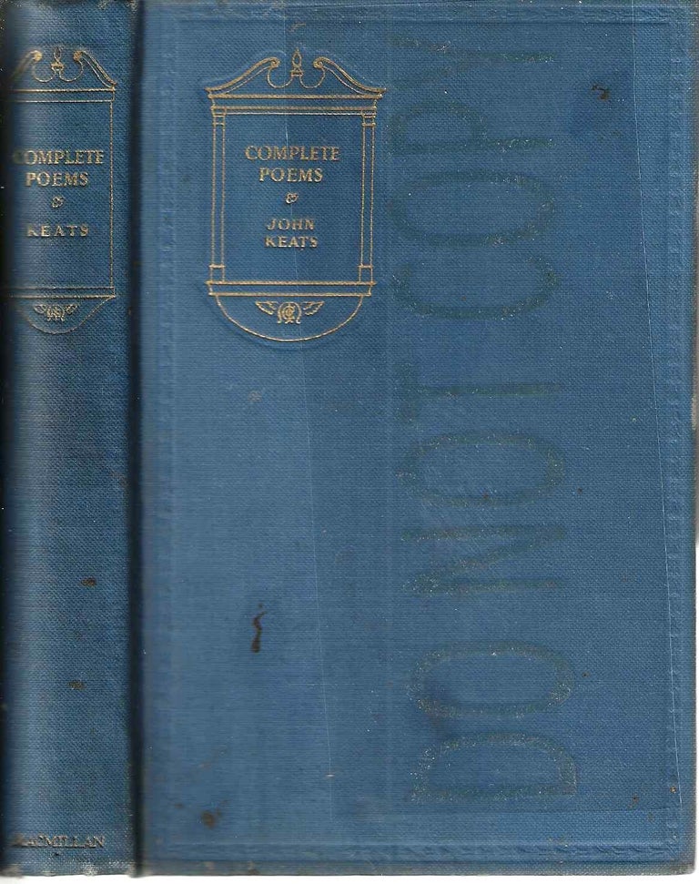 Item #13494 The Complete Poetry of John Keats (The Modern Readers' Series). John Keats, George R. Elliot.