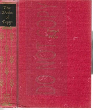 Item #13519 The Works of Samuel Pepys. Samuel Pepys
