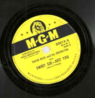 Item #14102 Sweet Sue - Just For You / Laura. David Rose, His Orchestra