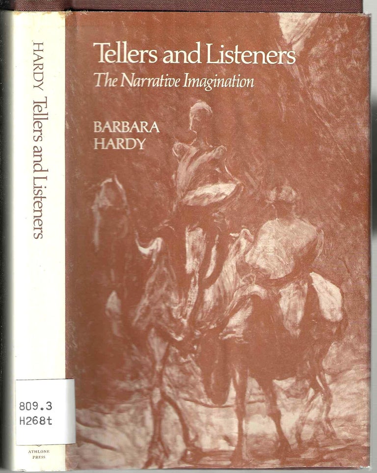 Item #14348 Tellers and Listerners: The Narrative Imagination. Barbara Gladys Hardy.