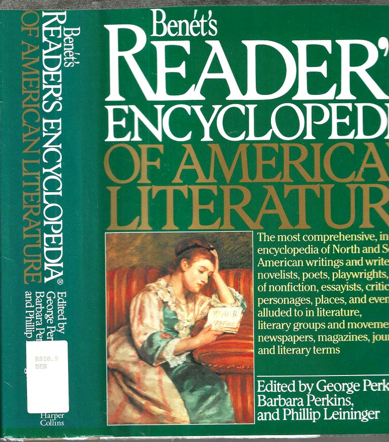 Item #14713 Benet's Reader's Encyclopedia of American Literature. George Perkins, Barbara Perkins, Phillip Leininger, William Rose Benet.