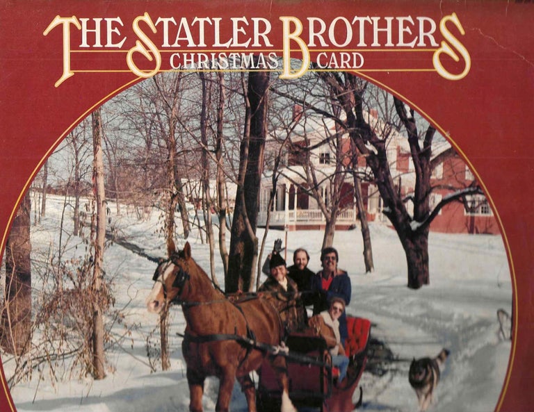 Item #15101 Christmas Card. The Statler Brothers.
