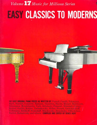 Item #15150 Easy Classics to Modern (Volume 17). Denise Agay