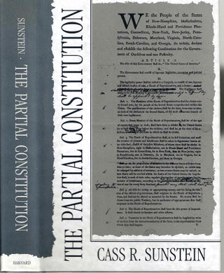 Item #15305 The Partial Constitution. Cass R. Sunstein