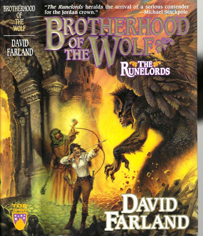 Item #15347 Brotherhood of the Wolf (Runelords #2). David Farland.