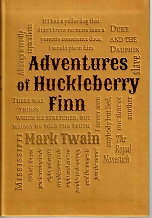 Item #15405 Adventures of Huckleberry Finn (Word Cloud Classics). Samuel Clemens, Mark Twain