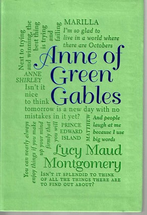 Item #15408 Anne of Green Gables (Word Cloud Classics). Lucy Maud Montgomery