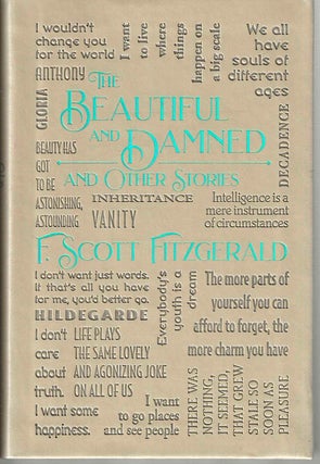 Item #15409 The Beautiful and Damned and Other Stories (Word Cloud Classics). Frances Scott Key...