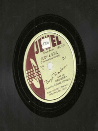 Item #15438 C - Body & Soul / D - Blue Echoes. Boyd Raeburn, His Orchestra