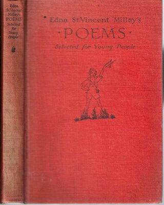 Item #15544 Edna St. Vincent Millay's Poems Selected for Young People. Edna St. Vincent Millay