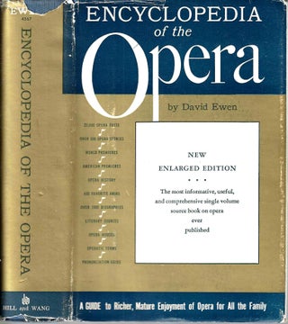 Item #15626 Encyclopedia of the Opera. David Ewen