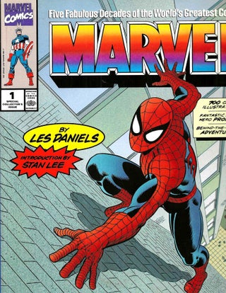 Item #15986 Marvel: Five Fabulous Decades of the World's Greatest Comics. Les Daniels