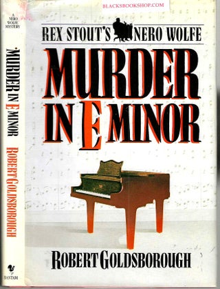 Item #16422 Murder in E Minor ( Rex Stout's Nero Wolfe #1). Robert Goldsborough