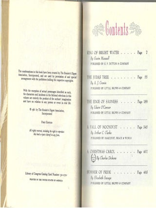 Reader's Digest Condensed Books Volume 4 1961 (Autumn Selections)