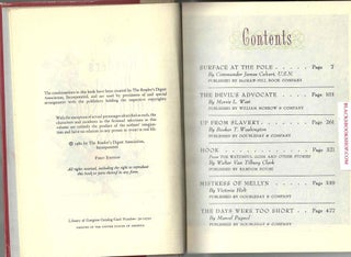 Reader's Digest Condensed Books Number 4 1960 (Autumn Selections)