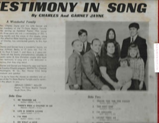 Testimony in Song
