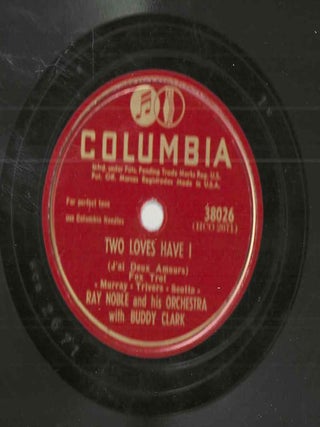 Item #16841 Two Loves Have I / The Treasure of Sierra Madre. Ray Noble, his Orchestra, Buddy Clark