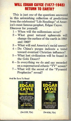 Edgar Cayce on Prophecy