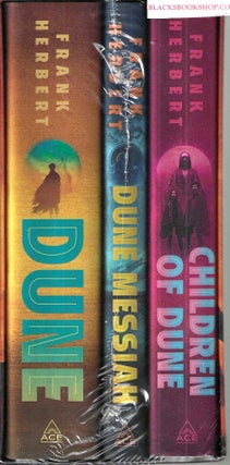 Item #16891 Frank Herbert's Dune Saga 3-Book Deluxe Hardcover Boxed Set: Dune, Dune Messiah, and...