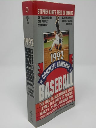 Item #17195 The Complete Handbook of Baseball 1992. Zander Hollander
