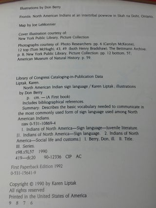 North American Indian Sign Language