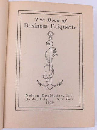 The Book of Business Etiquette