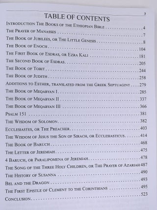 The Complete Ethiopian Bible in English (Extra-Large Print 17-Point Font, Illustrated) Includes Missing Apocrypha, Book of Enoch, Ezras, Jubilees, Meqabya - Large Print