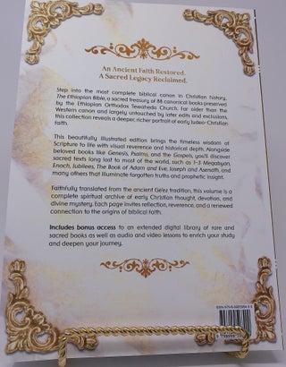 THE COMPLETE ETHIOPIAN BIBLE IN ENGLISH Illustrated: Includes Missing Apocrypha, Book of Enoch, Book of Ezras, Jubilees, Book of Wisdom and Other Sacred