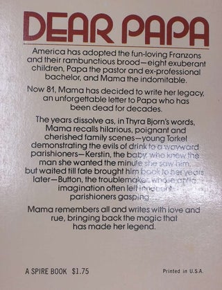 Dear Papa (The Franzons #4)