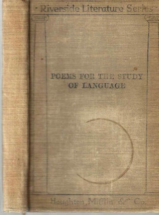 Item #2236 Poems for the Study of Language (Third thru Eighth Year). Chestine Gowdy