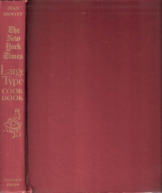 Item #4175 The New York Times Large Type Cook Book. Jean Hewitt