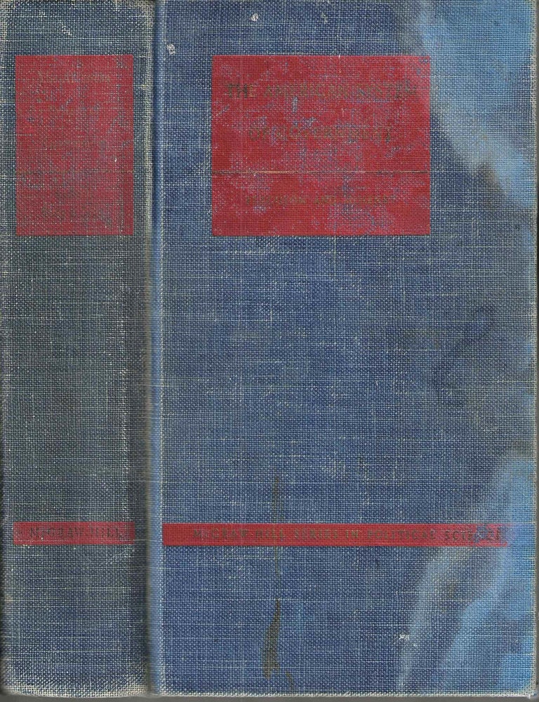 Item #4290 The American System Of Government (Series in Political Education). John H. Ferguson, Dean E. McHenry.