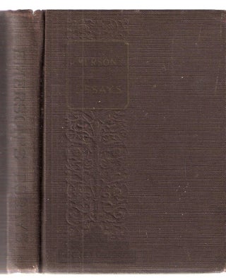Item #4392 Emerson's Essays (The Macmillan Pocket Classics); Edited by Eugene D. Holmes, M.A....