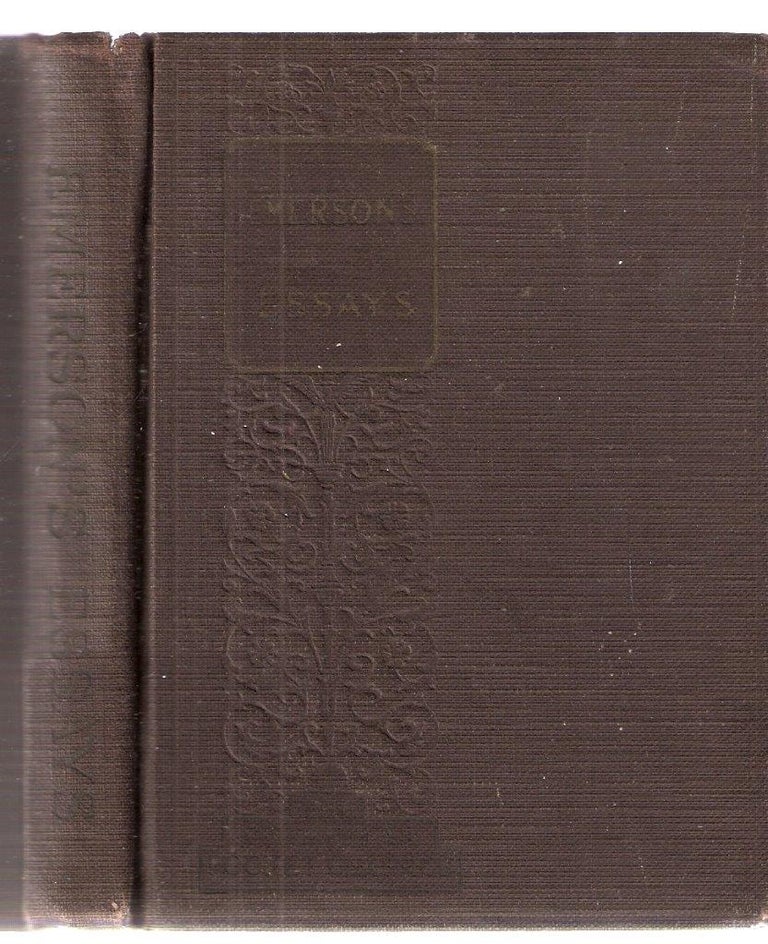 Item #4392 Emerson's Essays (The Macmillan Pocket Classics); Edited by Eugene D. Holmes, M.A. Ralph Waldo Emerson.