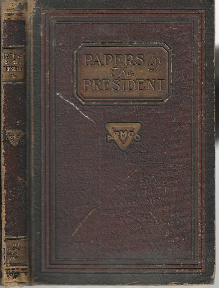 Item #5011 Papers by the President. George M. Verity.